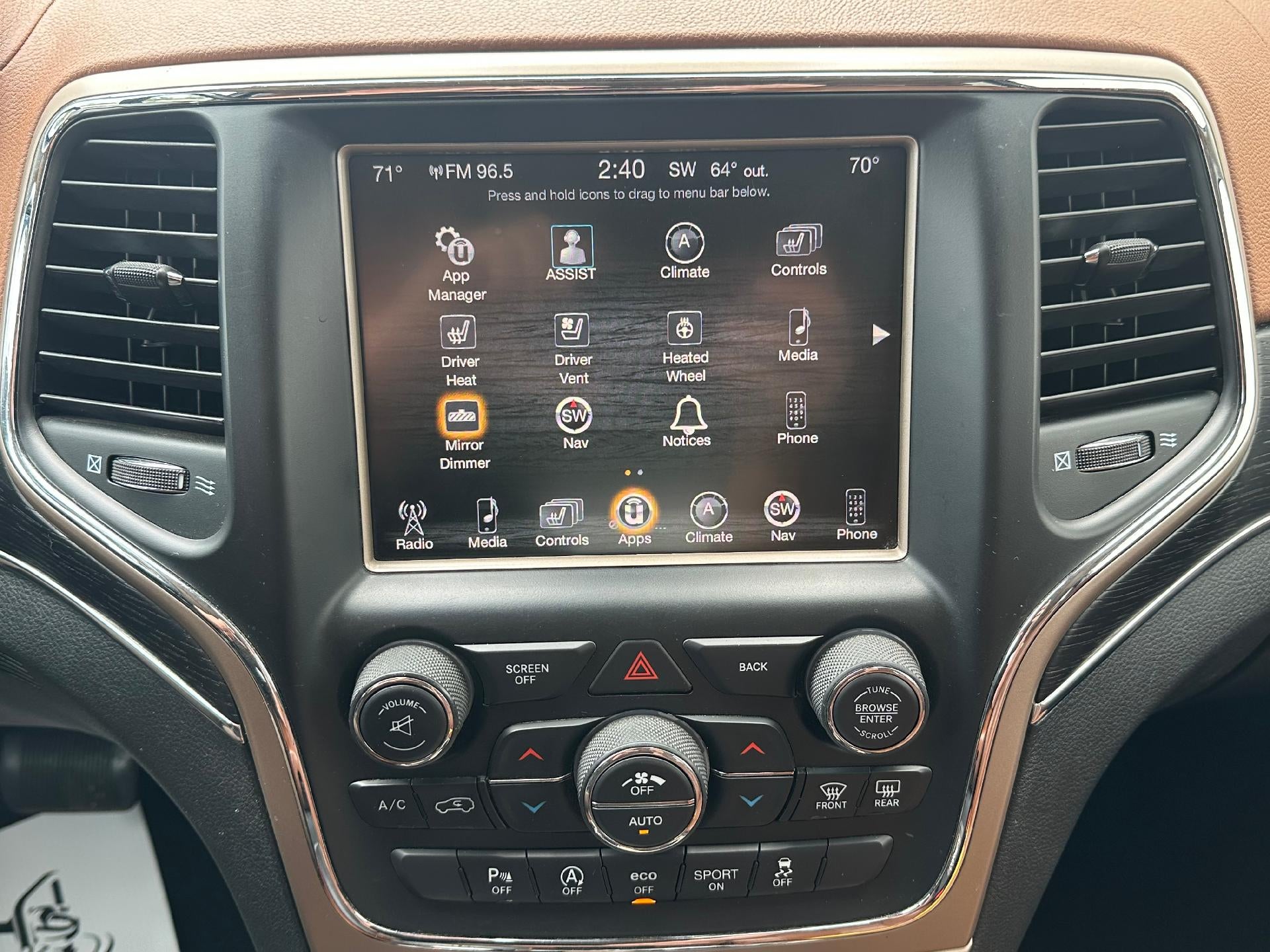 2016 Jeep Grand Cherokee Summit